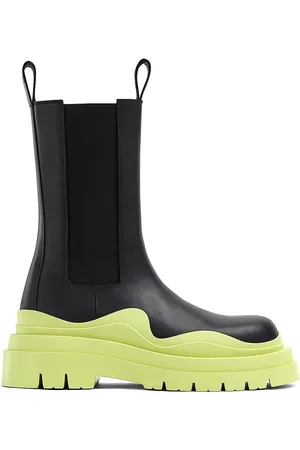 Bottega Veneta The Tire Leather Boots, , IT 39.5