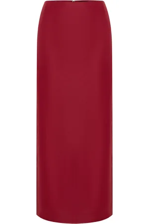 LEO LIN Exclusive Jing Silk Maxi Skirt, , AU 6