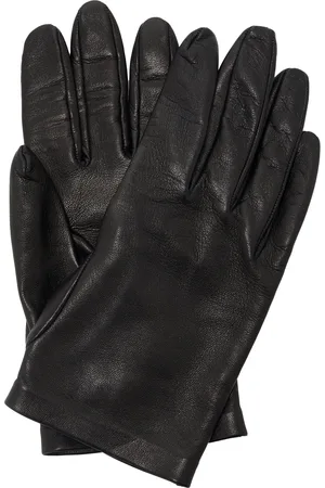 The Row Lorella Leather Gloves, , S
