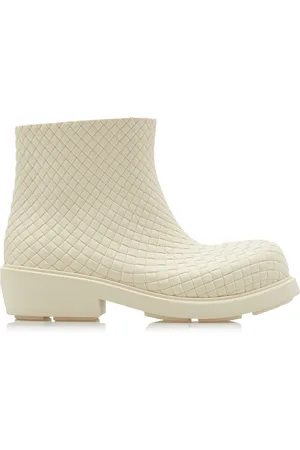 Bottega Veneta Fireman Rubber Ankle Boots, , IT 35