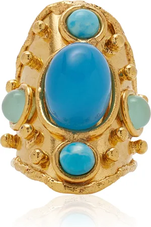 Sylvia Toledano Byzance 22K Gold-Plated Multi-Stone Ring, , OS, , Gifts For Her