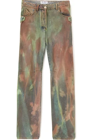 The Attico Deann Tie-Dyed Cotton Jeans, , 27