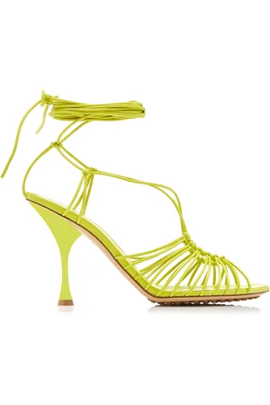Bottega Veneta Dot Lace-Up Leather Sandals, , IT 35