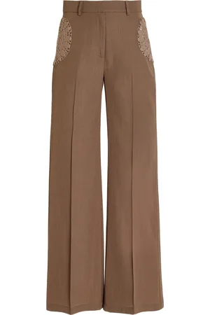 Diotima Tower Crochet-Detailed Pants, , 2