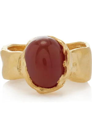 Simuero Pulpa Agate 18K -Plated Ring, , US 8, , Gifts For Her