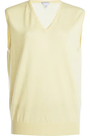 Bottega Veneta Sleeveless Knit Cashmere Top, , XS