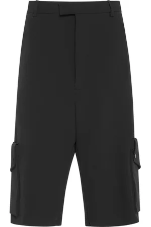 Bottega Veneta Tech-Gabardine Cargo Shorts, , IT 38