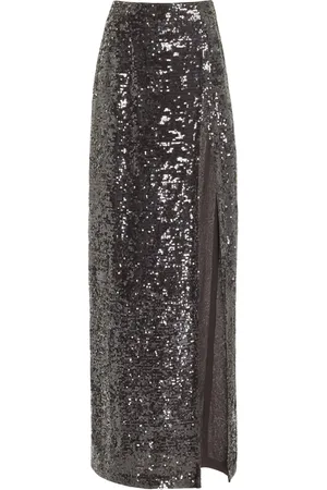 LAPOINTE Sequined Crepe Maxi Skirt, , US 2