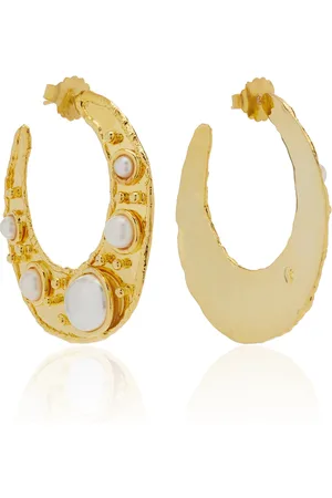 Sylvia Toledano Byzance 22K -Plated Pearl Earrings, , OS, , Gifts For Her