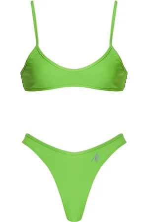 The Attico Scooped Bikini Set, , XS