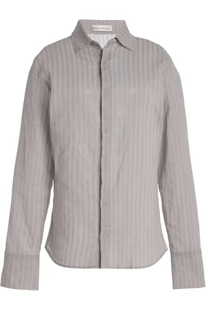 Ludovic De Saint Sernin New Slim Embroidered Cotton Shirt, , XS