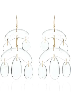 Ten Thousand Things Mini 18K Yellow Gold Crystal Chandelier Earrings, , OS, , Gifts For Her