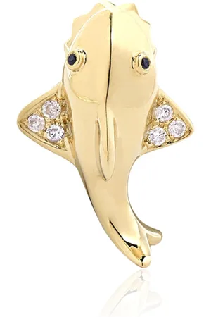YVONNE LÉON 9K Diamond Single Earring, , OS, , Gifts For Her