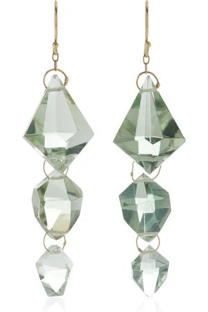 Ten Thousand Things 18k Yellow Gold Triple Faceted Earring, , OS, , Gifts For Her