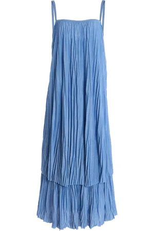 Proenza Schouler Clyne Pleated Jersey Dress, , US 2