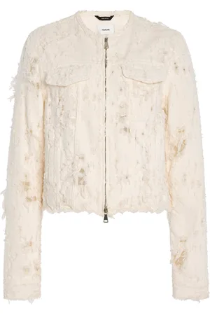 haikure Jena Bull Destroyed Denim Jacket, , M