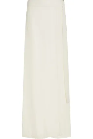 St Agni Wrapped Wide-Leg Pants, , XS