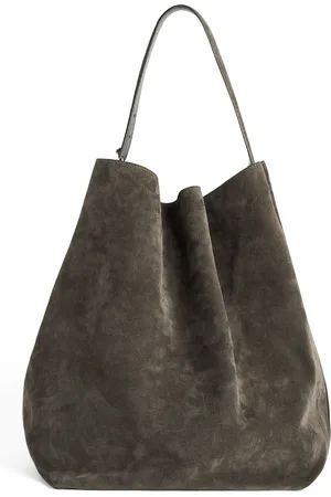 Totême Belted Suede Tote Bag, , OS