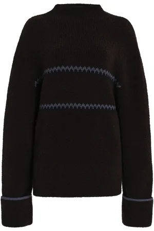 Proenza Schouler Anne Fairisle Tencel-Cashmere Sweater, , M