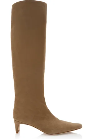 Staud Wally Suede Knee Boots, , IT 36