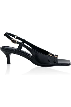 Reike Nen Buckled Leather Slingback Sandals, , IT 36
