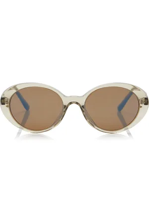 Oliver Peoples Lumar Round-Frame Acetate Sunglasses, , OS