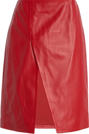 Loulou de Saison Ekare Leather Skirt, , EU 34