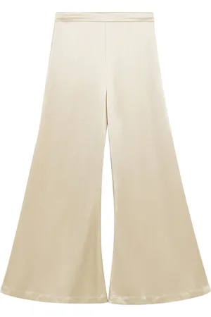 By Malene Birger Lucee Satin Wide-Leg Pants, , FR 40