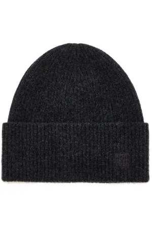 Totême Ribbed Wool-Cashmere Beanie, , OS