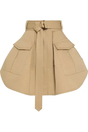 ZIMMERMANN Illuminate Cotton Cargo Mini Skirt, , 0