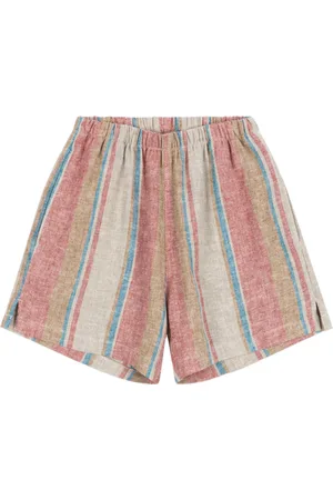 Konges Sløjd Venice Striped Linen-Blend Shorts