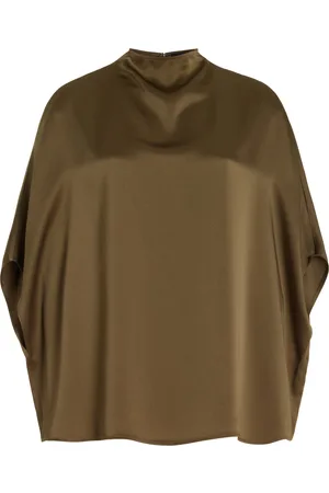 LAPOINTE Satin Cape T-Shirt, , S