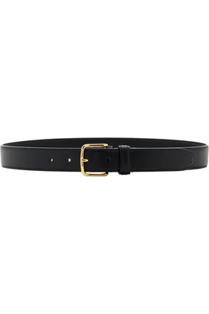 The Row Classic Leather Belt, , L