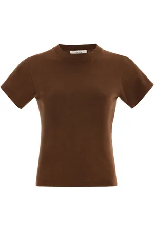 The Row Tommy Cotton-Silk Jersey T-Shirt, , XS