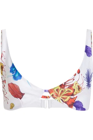 House of Aama Exclusive Joan Printed Bikini Top, , US 0