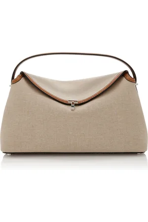 Totême T-Lock Canvas Top Handle Bag, , OS
