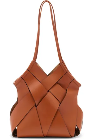 ULLA JOHNSON Charlotte Woven Leather Tote Bag, , OS