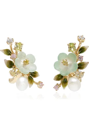 Anabela Chan Citrus Primrose Vine Earrings, , OS, , Gifts For Her