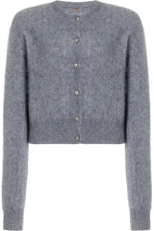 ADAM LIPPES Brushed-Cashmere Cardigan, , XS