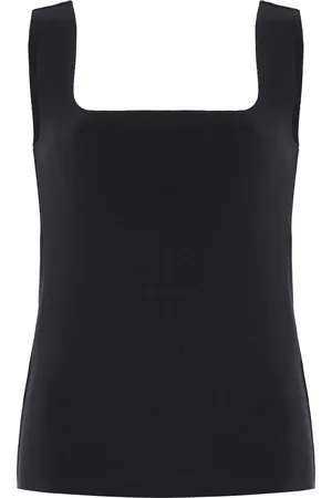 Birrot Exclusive Lay2 Sleeveless Bonded Crepe Top, , 0