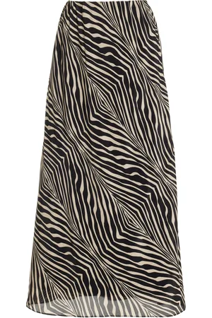 By Malene Birger Boshan -Printed Silk-Blend Maxi Skirt, , FR 36