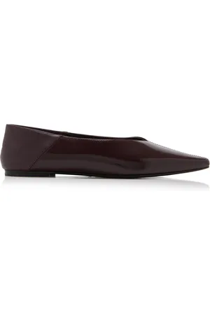 St Agni Collapsable Leather Flats, , IT 36