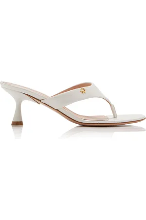 Gianvito Rossi Leather Thong Sandals, , IT 36
