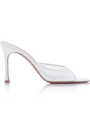 Amina Muaddi Alexa Lace Sandals, , IT 36.5