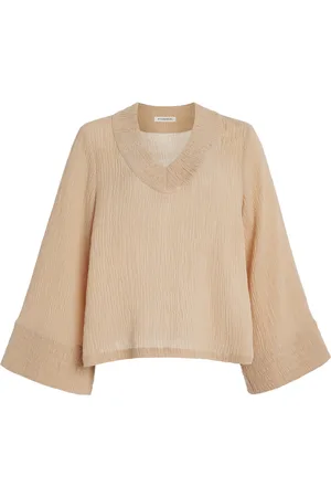 By Malene Birger Moon Ramie-Cotton Top, , EU 36