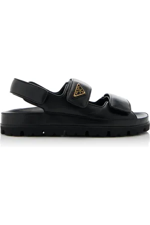 Prada Leather Sandals, , IT 36.5