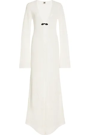 THE GARMENT Tanzania Pointelle-Knit Organic Cotton Maxi Dress, , UK 12