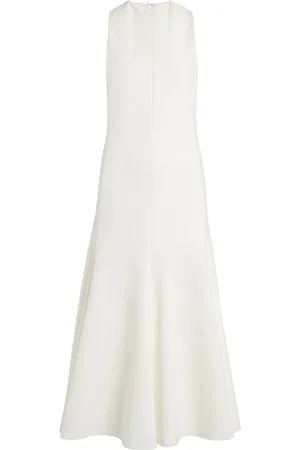 Jacquemus Favola Open-Back Crepe Midi Dress, , M