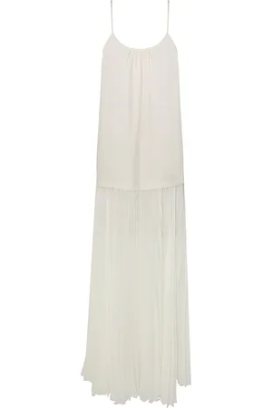 ZIMMERMANN Pleated Crepe Midi Dress, , 1