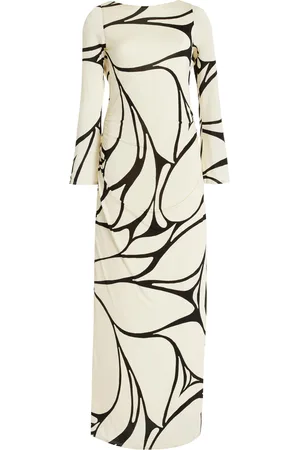 Cala De La Cruz Malaga Jersey Maxi Dress, /white, M